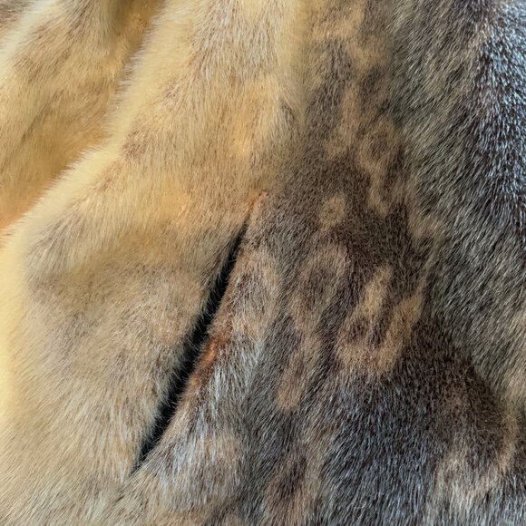 Genuine Sealskin Winter Coat and Mits Chevron Fur Seal Vintage Unisex Canada - Picture 13 of 16